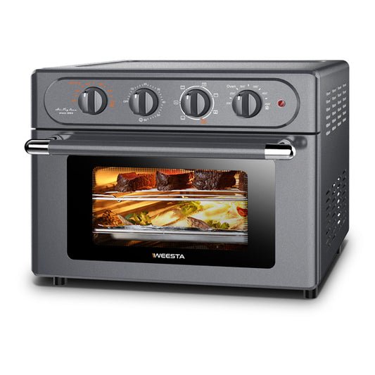7-In-1 Air Fryer Toaster Oven, 24 Quart with Air Fry, Roast, Toast, Broil, and More.

