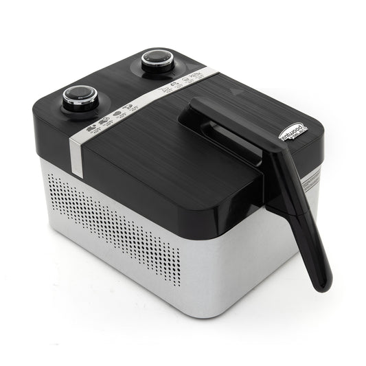 Brentwood Select 3.4 Quart Rapid Electric Air Fryer Stainless Steel with Cool Touch Basket and Timer.

